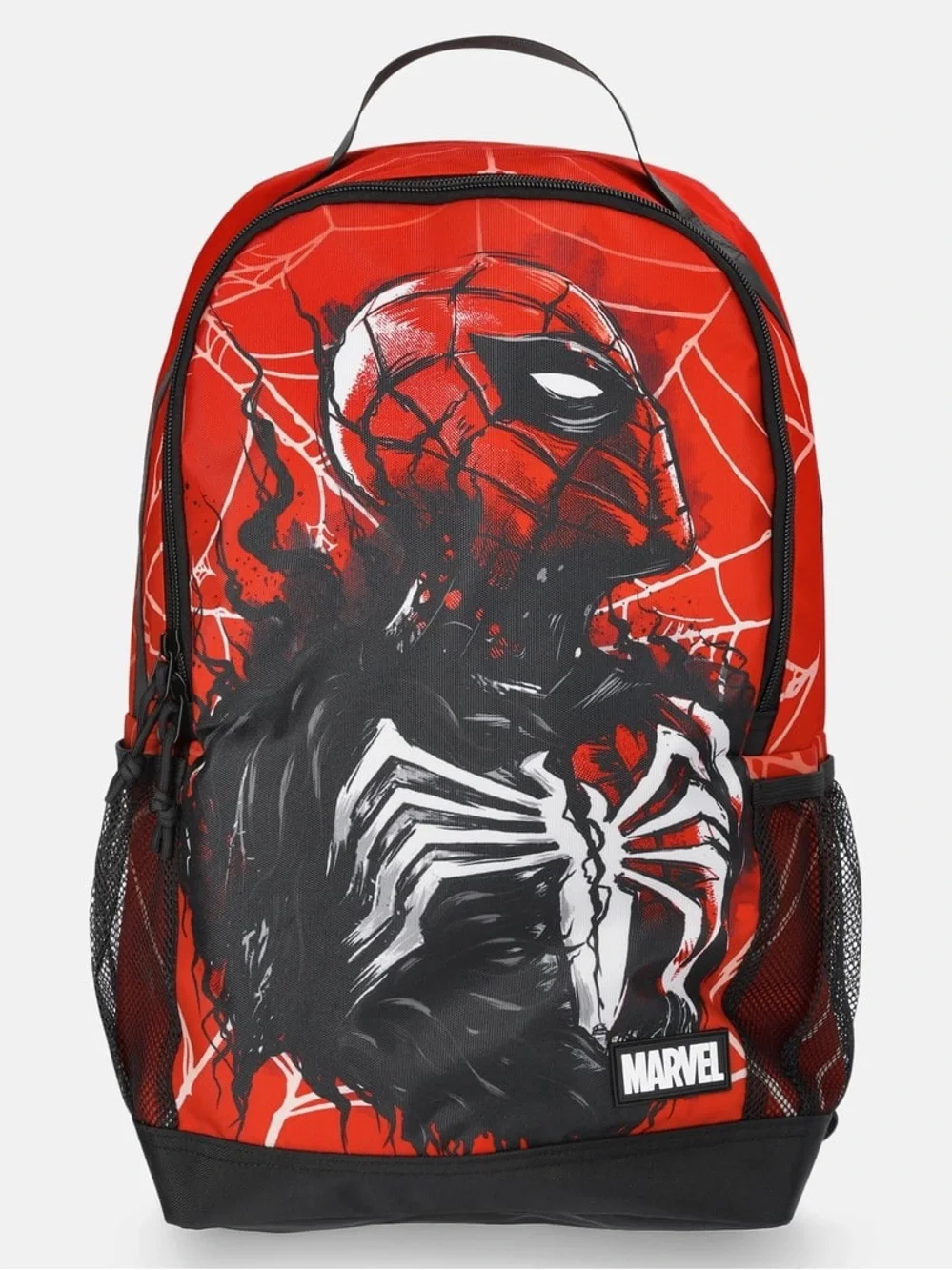 Marvel Red and Black Spider-Man Venom Graphic Backpack for Kids W